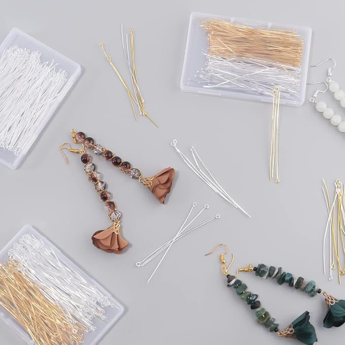 200 Pcs 70mm/2.76 Inch 21 Gauge Eye Pins - Image 7