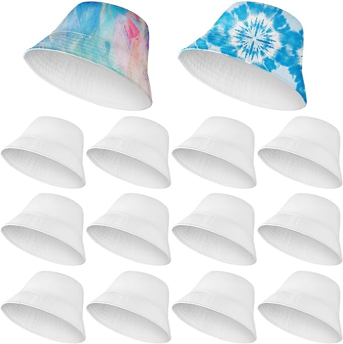 Aneco White Bucket Hats, DIY Bucket Hats by Aneco