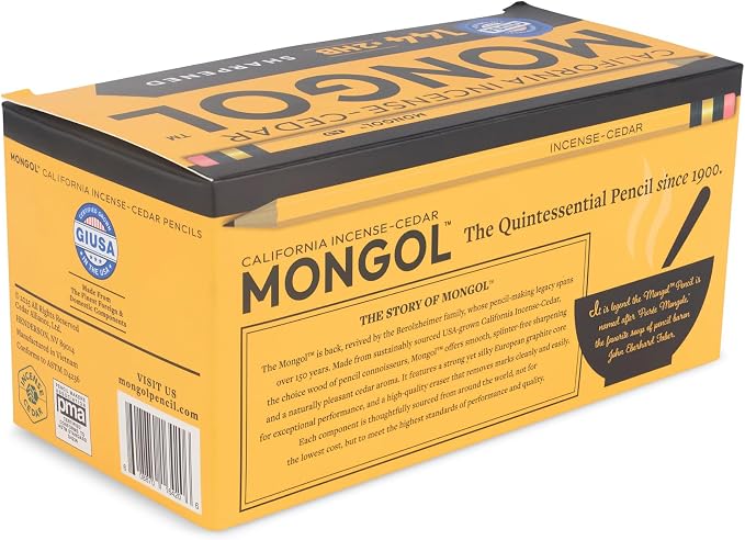 Mongol Classic Incense Cedar #2 Pencil - Image 6