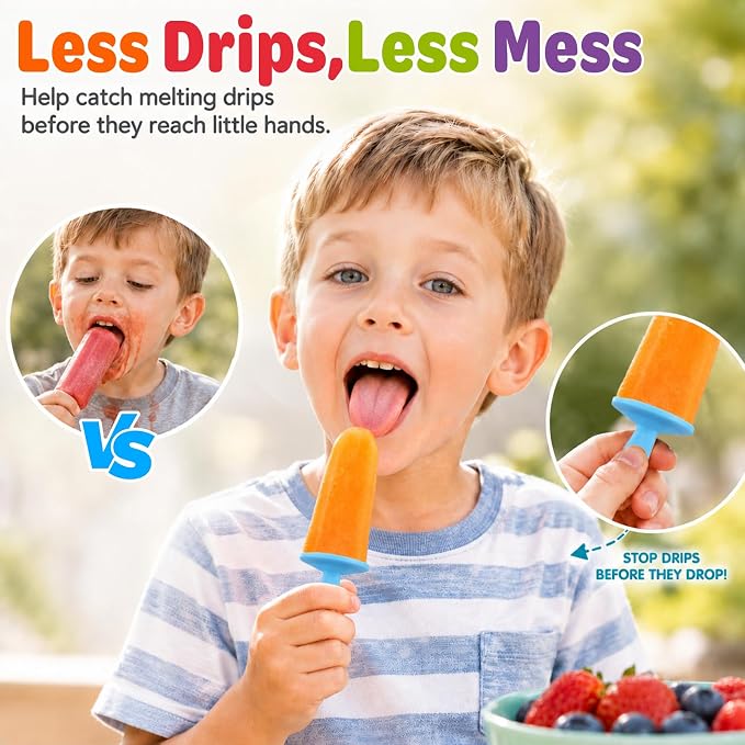 Stuffed Popsicle Mold, 2-in-1 Silicone Ice Pop Maker - Image 6