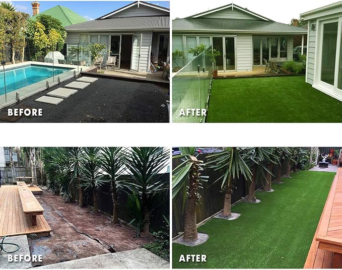 Synthetic Artificial Grass Turf 3FTX44FT, Indoor Outdoor Balcony Garden Pet Rug - Image 5