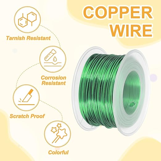 uxcell 18 Gauge / 1mm Anodized Aluminum Wire for Jewelry Craft Making, 102 Feet Bendable Flexible Wire for DIY Home Decor Gardening Sculpture, Green