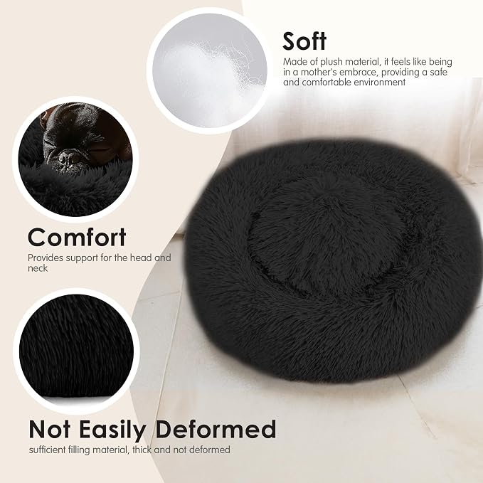 Extra Large Dog Beds, 36 Inch Human Dog Anxiety Relief Comfort Bed, - Image 4