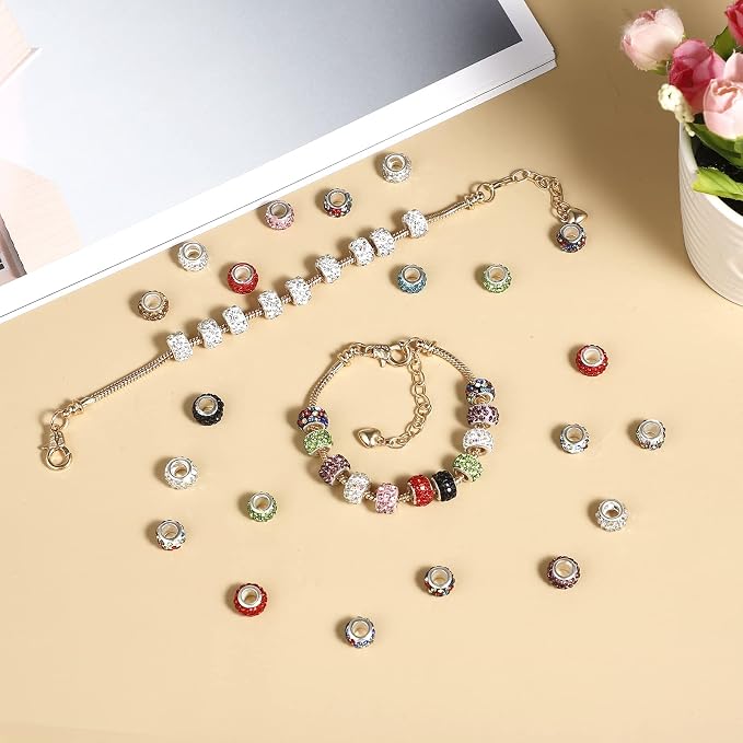 20 Pcs Gold Snake Chain Charm Bracelet Chain - Image 4