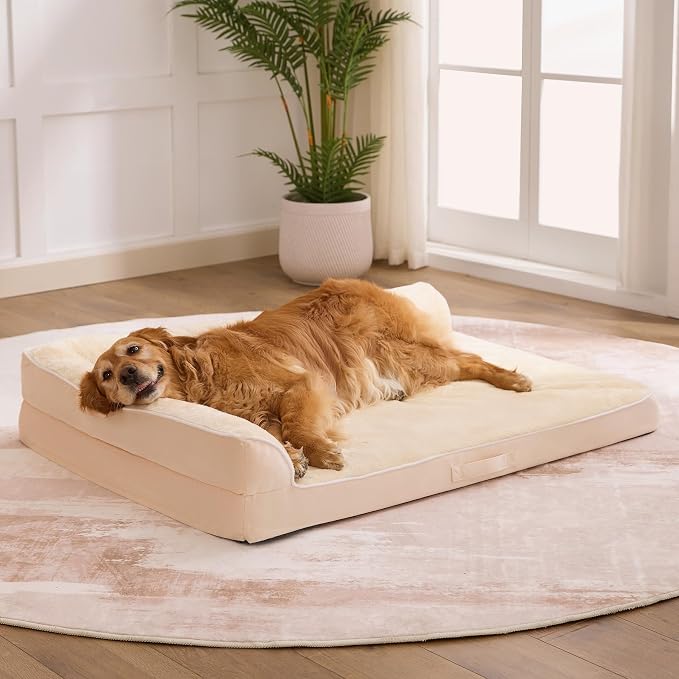 Dog Bed Large Sized Dogs, XXL Orthopedic Dog Bed by Aeroluxe