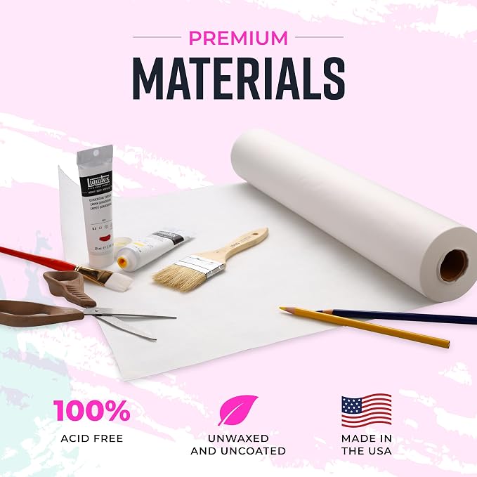 Bryco Goods 36" x 2400" White Kraft Paper Roll - Image 3