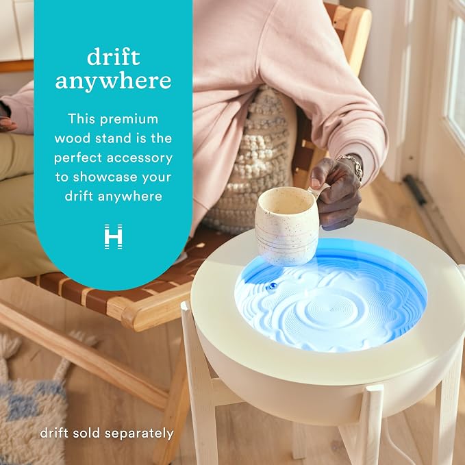 HoMedics Drift Sandscape Solid Wood Sand Table Stand 16” Compatible drift 16” - Image 2