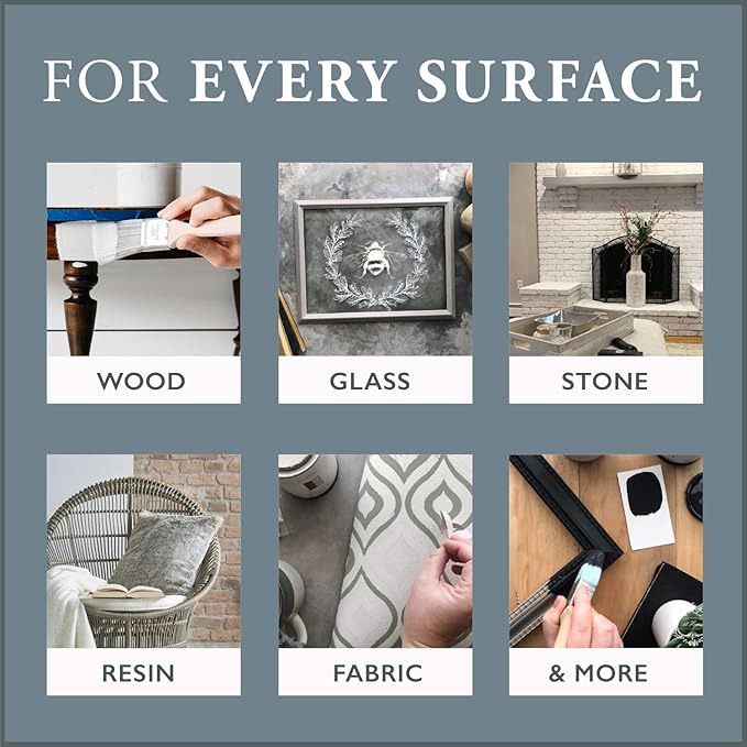 AMY HOWARD AT HOME Chalk-Based One Step Paint for Furniture, Cabinetry, Decor, Finish, and More | No Stripping, Sanding, or Priming | Ultra-Light Base | 16 Ounce | Dearborne