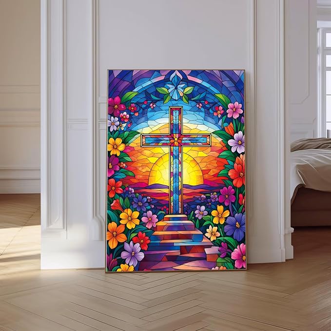 VeGuude Religious Cross Diamond Art Kits - Image 6