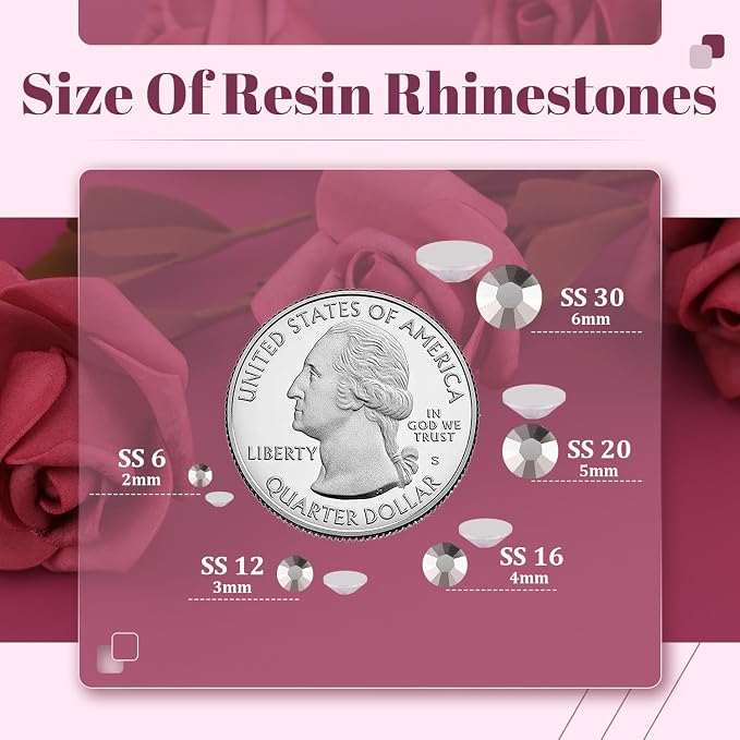12000PCS 2mm Resin Rhinestones Bulk - Image 3