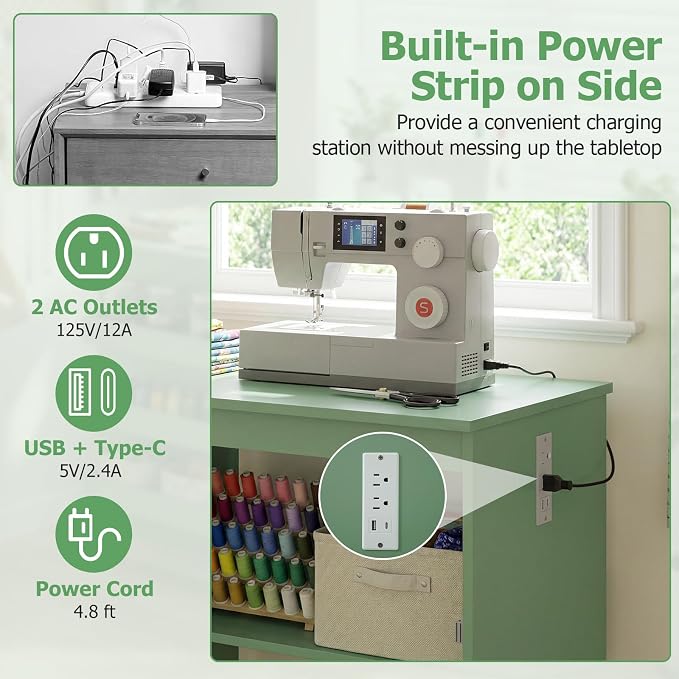 Giantex Folding Sewing Table - Image 5