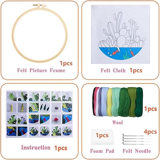 CaptainCrafts Needle Felting Kit - Image 8