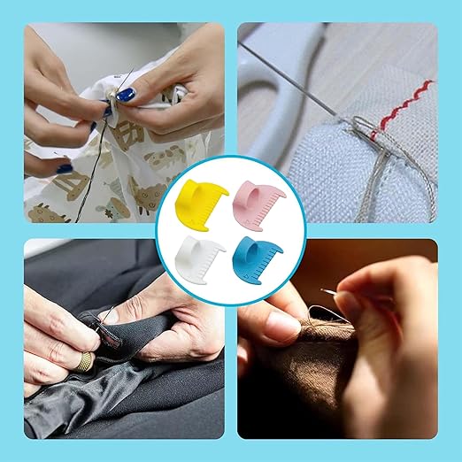 2mm-6mm Seam Guide for Hand Sewing Edge Lockranding Tool 5 PCS Set for Leather/Fabric/Craft Sew, Yellow