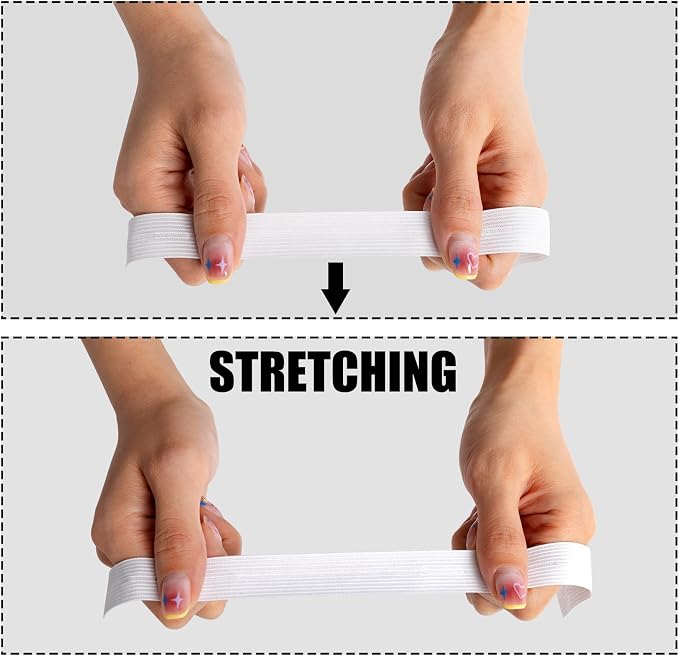 Elastic Band for Sewing, 3/4 Inch x 12 Yard High Elasticity Sewing Elastic - Image 6