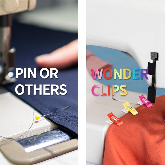 Multipurpose Sewing Clips, Perfect Alternative Sewing and Quilting Pins - Image 7