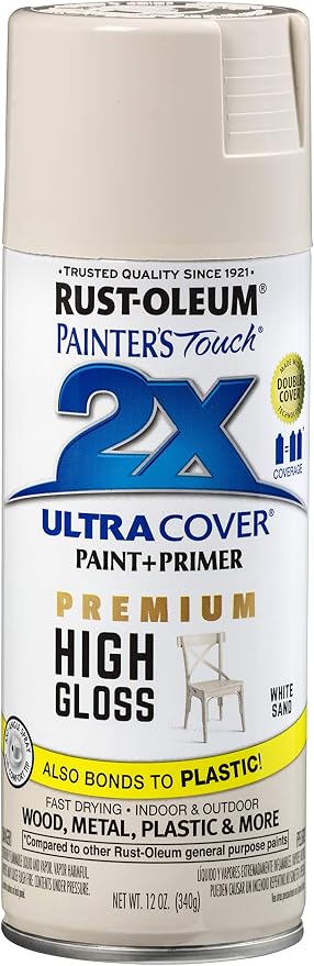 Rust-Oleum Painter's Touch 2X Ultra Cover Spray Paint, Fast Dry, Sprays from by Rust-Oleum