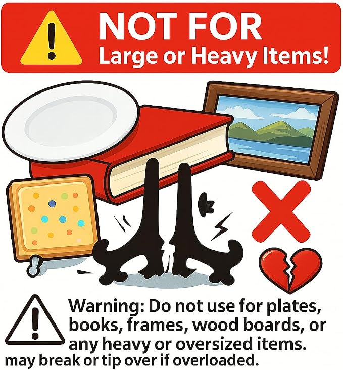 Artliving 3 Inch Acrylic Card Display Stands, Small Plastic Easels and - Image 2