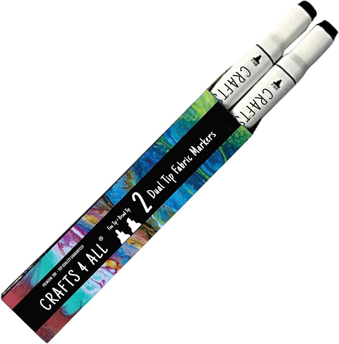 Crafts 4 All Fabric Markers for Clothes by Crafts4ALL
