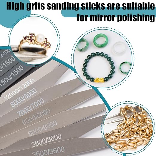 Honoson 20 Pcs Sanding Sticks for Plastic Models 3D Print Polishing Sticks - Image 6
