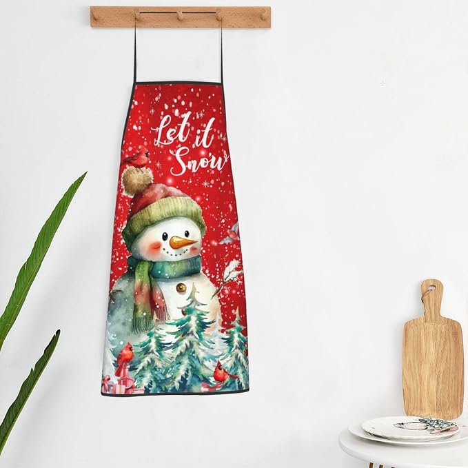 Apron Cooking Chef Work Shop Women Men Baking Decorations Painting Bbq Grilling - Image 7
