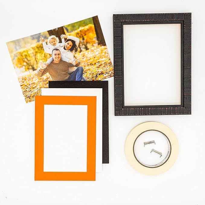 11x14 Mat for 8.5x11 Photo - Precut Orange Picture Matboard for Frames Measuring 11 x 14 Inches - Bevel Cut Matte to Display Art Measuring 8.5 x 11 Inches - Acid Free ONE MAT