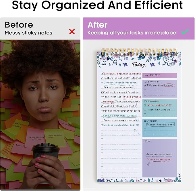 Taja 6 Pack of To Do List Notepad - Image 5