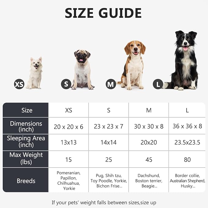 MIXJOY Orthopedic Dog Bed Comfortable Donut Cuddler Round Pet Beds Ultra Soft - Image 5