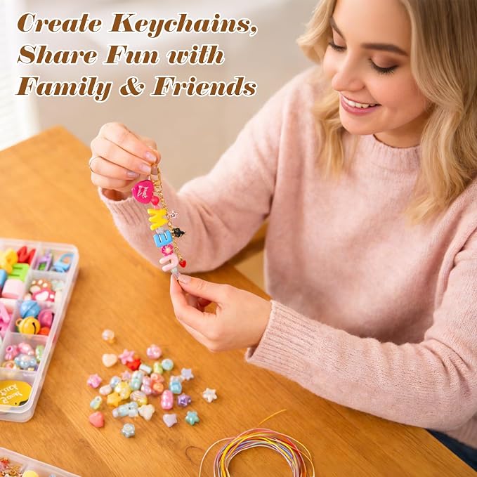 Ecoofor 502 Pcs Keychain Making Kit - Image 7