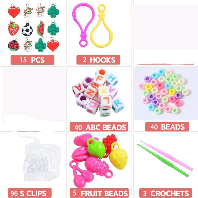 JIYAKO 2500+ Rubber Band Bracelet Kit, Loom Bracelet Making Kit - Image 2