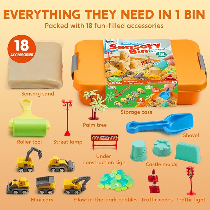 JOVA Klever Kits Construction Sensory Bin - Image 6