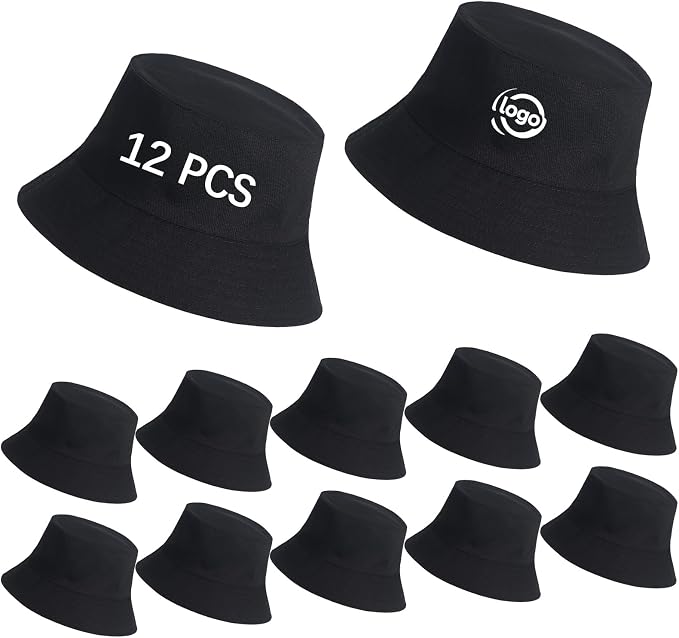 Bucket Hats Bulk Solid Color DIY Blank Hat Bucket Hats by DASSNANE