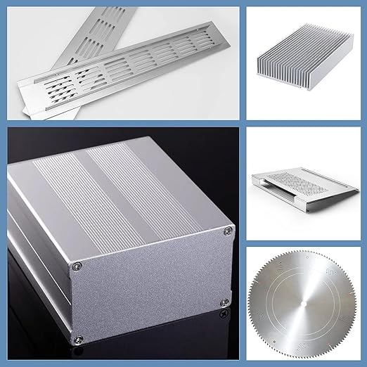 2PCS 6061 Aluminum Sheet Plate, 10" x 14" x 1/8" Thickness Heavy Duty Aluminum Sheets Plates with Protective Film, Rectangle Aluminum Plate Solid Metal Sheet Plate for DIY Projects Base Plate