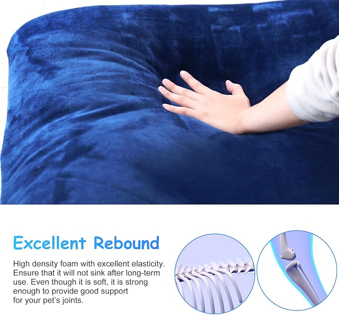 Magic Dog Super Soft Large Dog Bed, 39 Inches Orthopedic Foam Pet Beds - Image 2