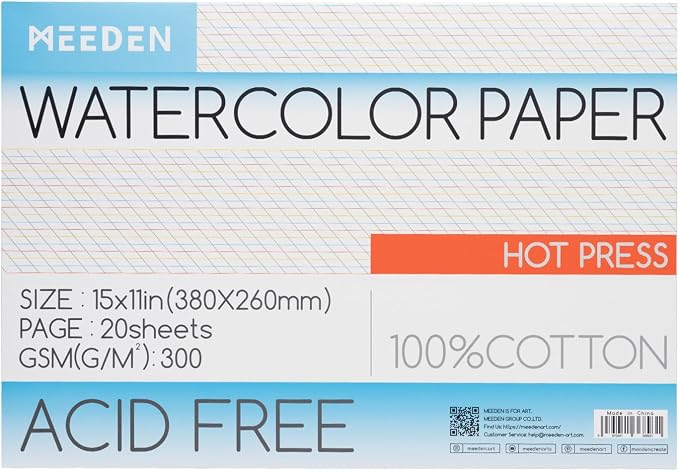 MEEDEN Watercolor Paper Block by MEEDEN