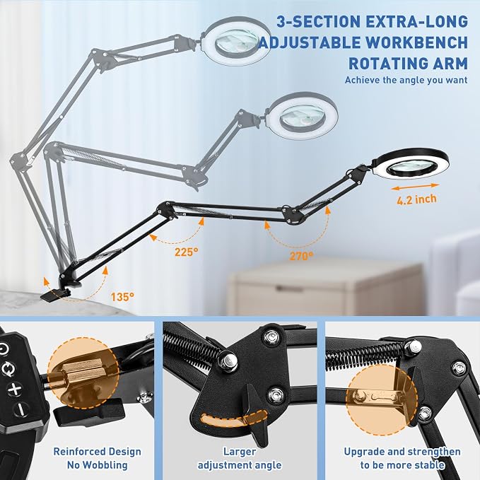 HITTI Ultra Long 12X & 30X Magnifying Glass - Image 4