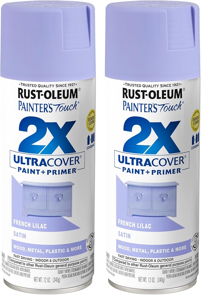 Rust-Oleum 334068-2PK Painter's Touch 2X Ultra Cover Spray Paint, 12 oz by Rust-Oleum