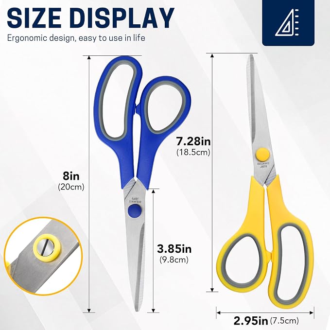 Scissors Bulk Set of 32-Pack, Right/Left Handed - Image 2