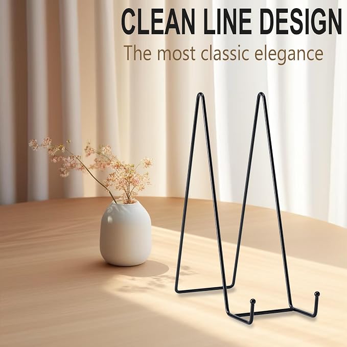 Hoewina Plate Stands for Display, 3 Pack 12 Inch Plate Holder Display Stands - Image 3