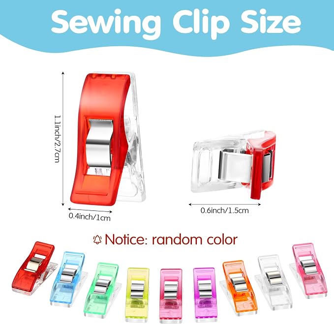 Beeveer 400 Sewing Clips for Fabric and Quilting - Image 2