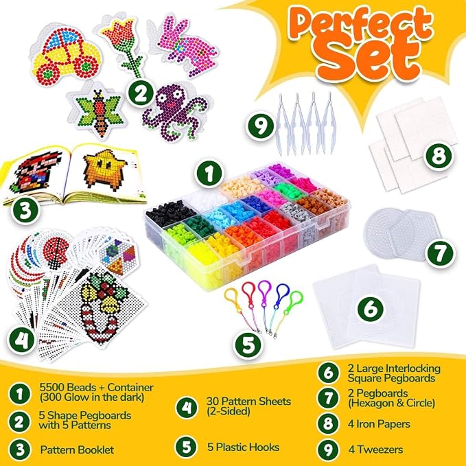 Goody King Arts and Crafts Fuse Beads Kit - Image 2