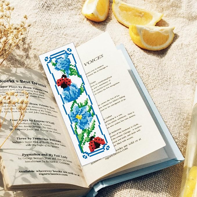 ORIGACH 6 Pcs Cross Stitch Bookmark Kit - Image 7