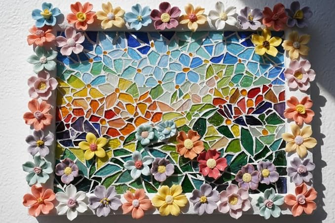 Lanyani 10 Pieces Handcrafted Ceramic Flowers - Image 8