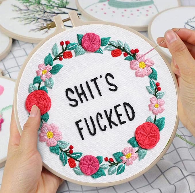 Louise Maelys Funny Embroidery Kit - Image 5