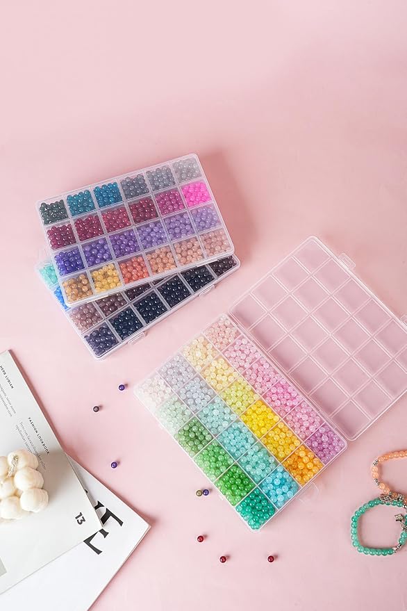 REVKI 72 Colors 6mm Glass Beads - Image 4