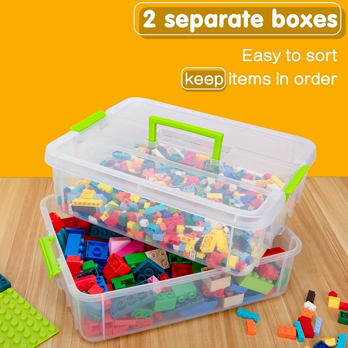 TERGOO 2 Layer Plastic Storage Containers - Image 4