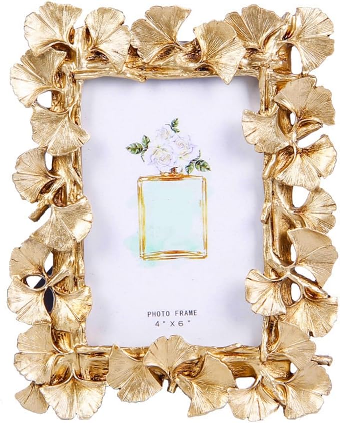 1PCS 4x6 Ginkgo Leaf Picture Frame by LONGXINTRADING