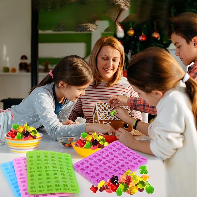 Palksky 4PCS Fruit Snack Molds Silicone, Gummy Molds Trays - Image 8