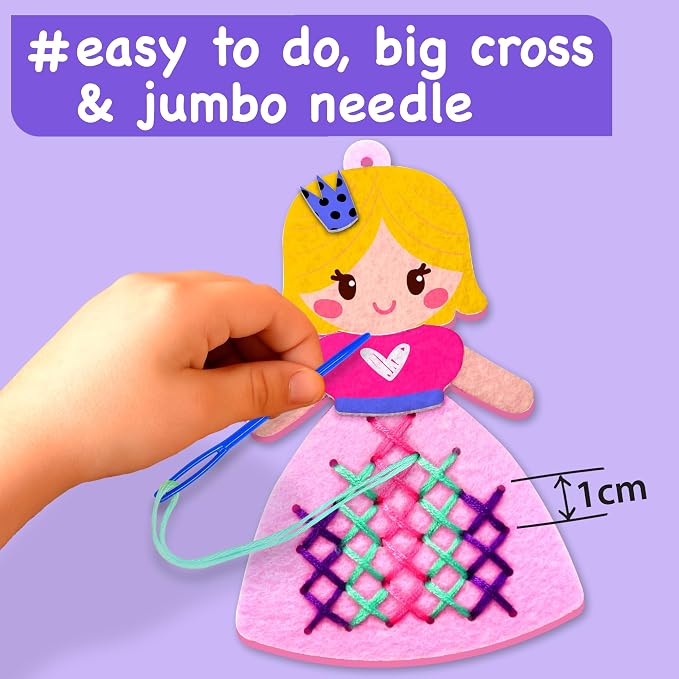 EZCRA Princess Cross Stitch Kit - Image 4