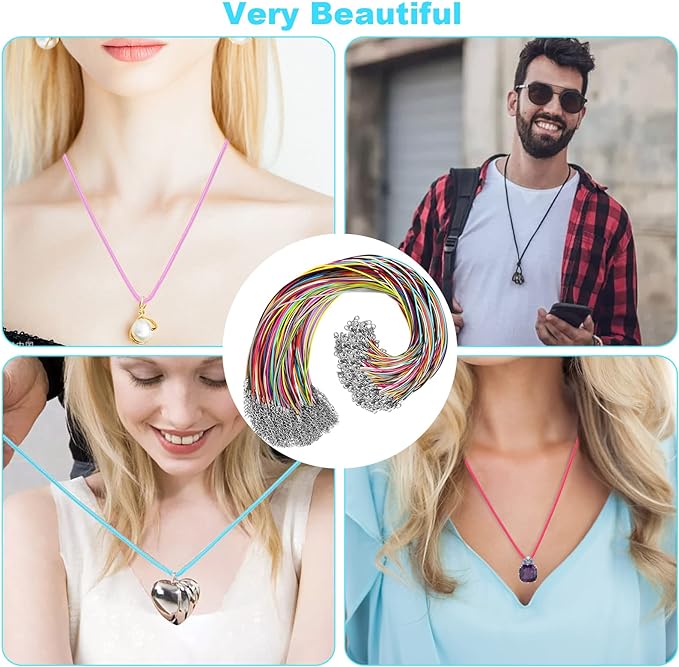 100Pcs Leather Necklace Cord - Image 7