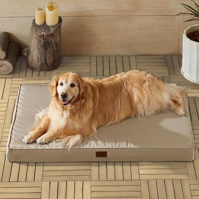 BFPETHOME Outdoor Dog Beds for Large Dogs, Waterproof Dog Bed for Medium - Image 9